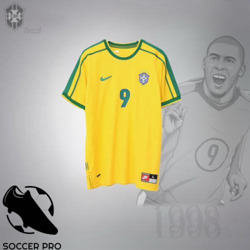 تيشيرت البرازيل الاساسي كلاسيك 1998