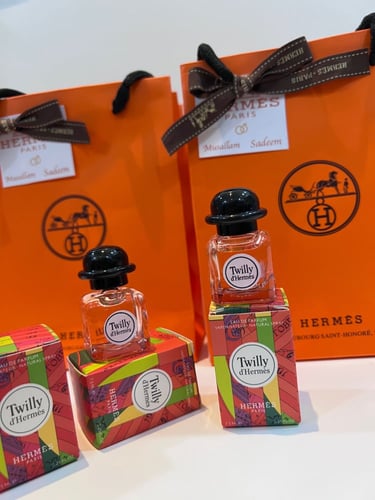 عطر هيرمز 7 مل ( ميني ) مع الكيس والشريطه