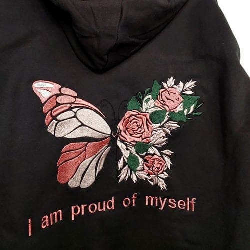 بلوفر فراشة الورد