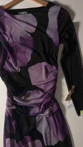 فستان بنفسجي انيق