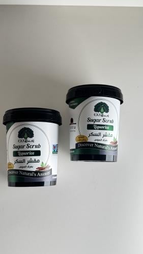 اكسا مقشر السكر عرق السوس 600جم