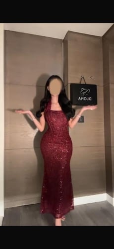 فستان البرغندي