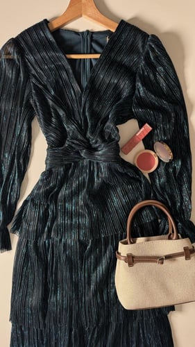 فستان زاهي طبقات