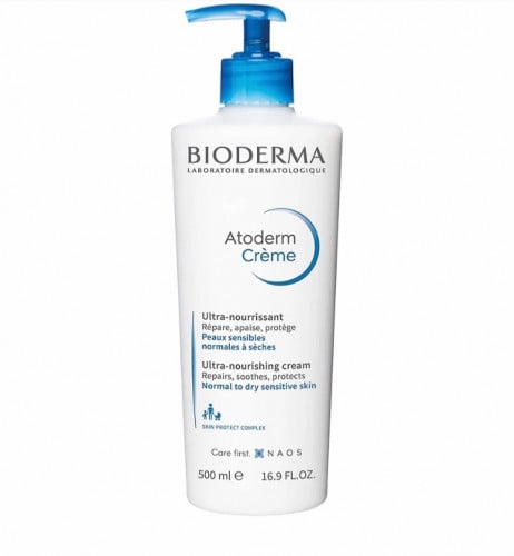 كريم بايوديرما مرطب للبشرة اتوديرم 500 مل