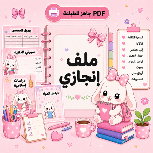 ملف إنجاز الطالبة أرنوب كيوت