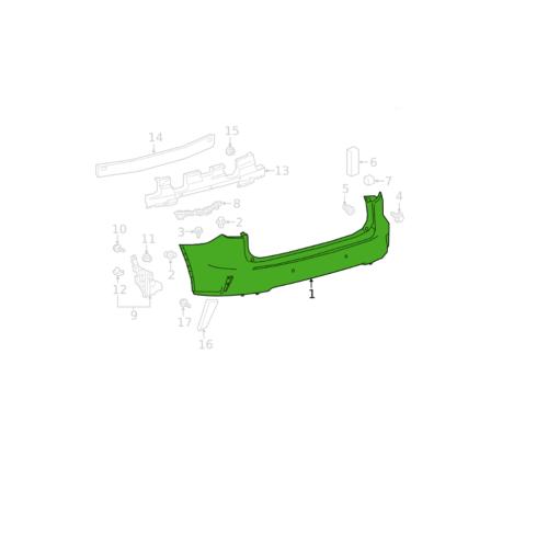 صدام خلفي - لكزس- RX350-450-2018-2020