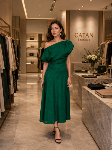 Green Serbel dress
