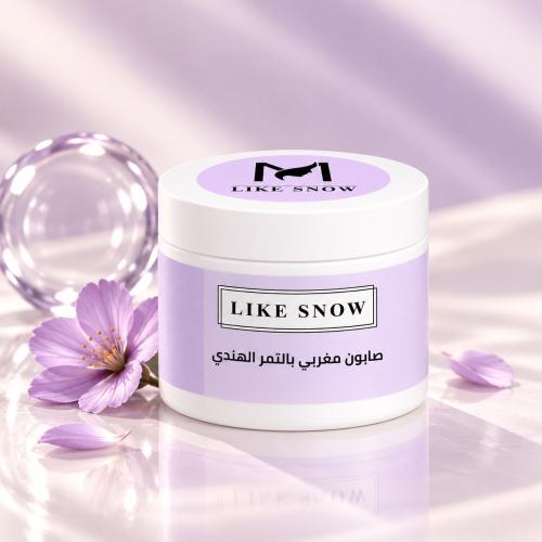 LIKE SNOW صابون مغربي بالتمر الهندي 300جرام