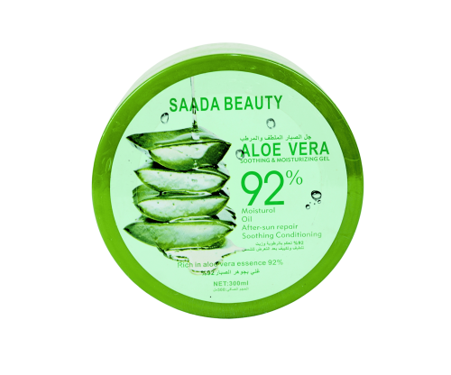 جل الألوفيرا المهدئ والمرطب 92% - من Saada Beauty