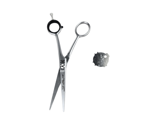 مقص شعر احترافي من هينبور إيطالي ستانلس ستيل لتصفي...