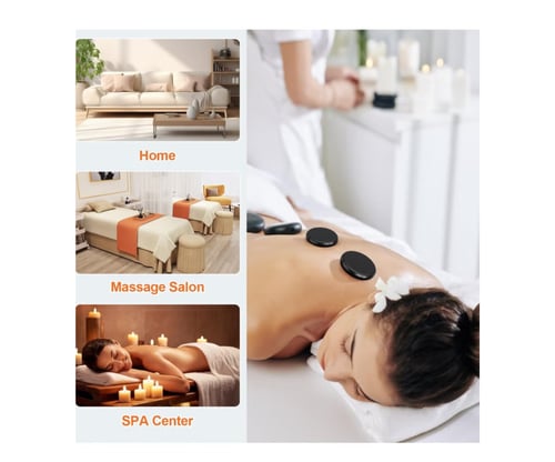 سخان أحجار المساج سبا – Global Star Hot Stone Spa...