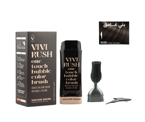 فيفي رش صبغة شعر بالفرشاة – بني داكن N09 – استخدام...