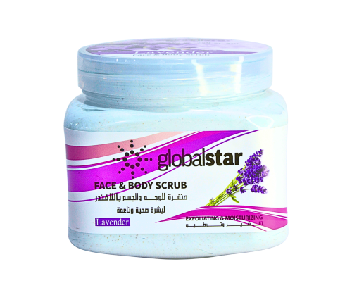 سكراب الوجه والجسم باللافندر - 500 جم - GoldAlstar