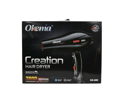 سشوار أوكيما الاحترافي 3800 – Creation OK-880 – بق...