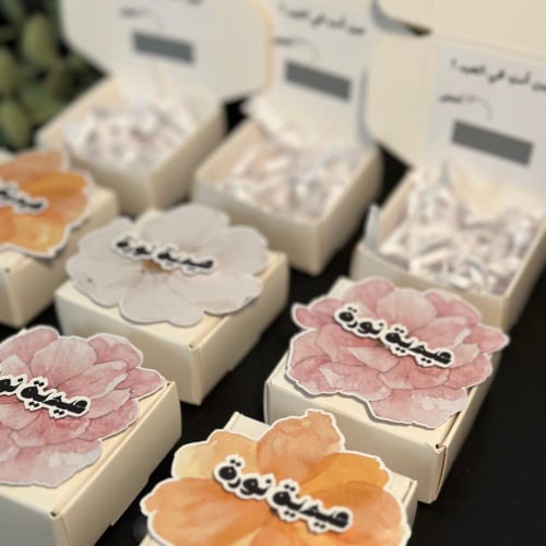 بكج علبة الورد بدون تعبئة