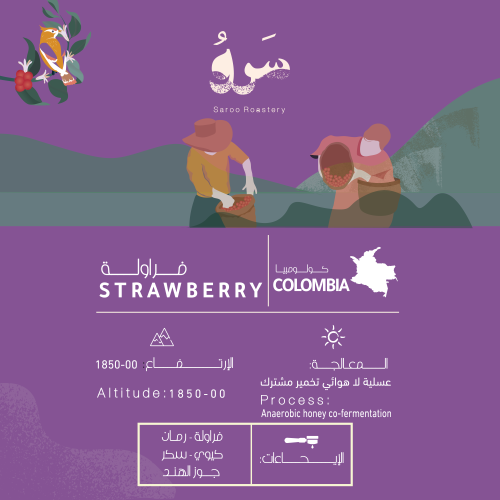 كولومبيا - ستروبري ( فراولة ) 150g