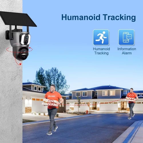 كاميرا المراقبة بالطاقة الشمسية اصدار wifi و عدستي...