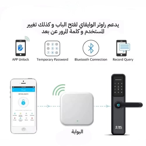 بوابة القفل الذكي واي فاي
