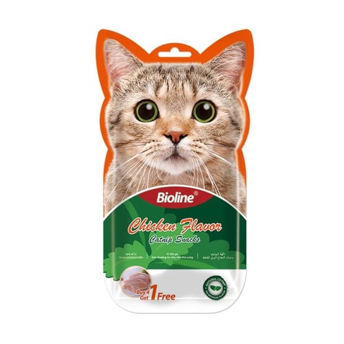 مكافات بيولاين مع الكاتنيب نكهات متعددة للقطط 5×15...