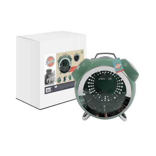 حقيبة نقل للحيوانات الأليفة بتصميم ساعة الستينات