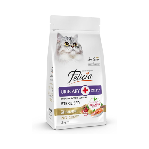 فيليسيا يوريناري كير طعام جاف للقطط المعقمة بالسلم...