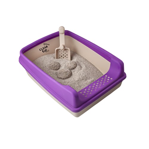 ليتر بوكس صندوق فضلات للقطط مع مجرفة – تصميم مريح...