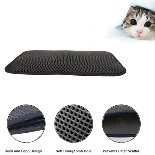 فرشة ليتر بوكس بطبقتين مانعة لتبعثر حبيبات الرمل65...