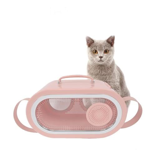حقيبة نقل قطط بتصميم راديو كلاسيكي – شنطة قطط شفاف...