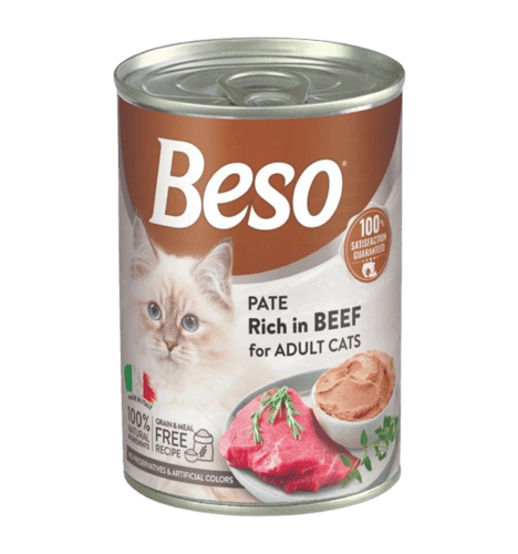 بيسو معلبات باتيه الدجاج للقطط البالغة 400 جم