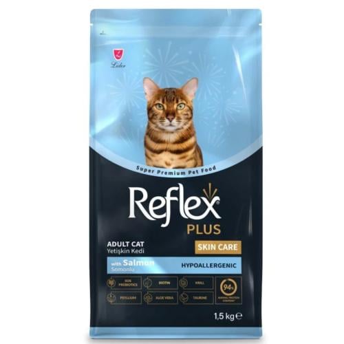 ريفلكس بلس طعام جاف للقطط البالغة سالمون 1.5كجم