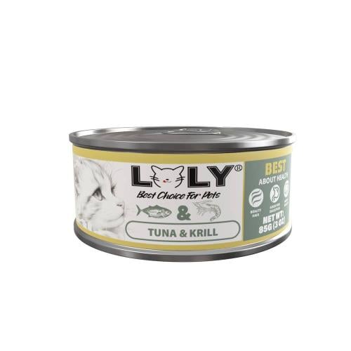 لولي كات طعام رطب معلبات بالتونة والربيان للقطط 85...