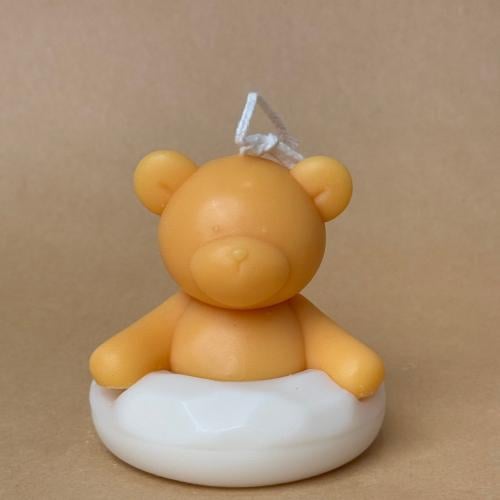 The bear candle