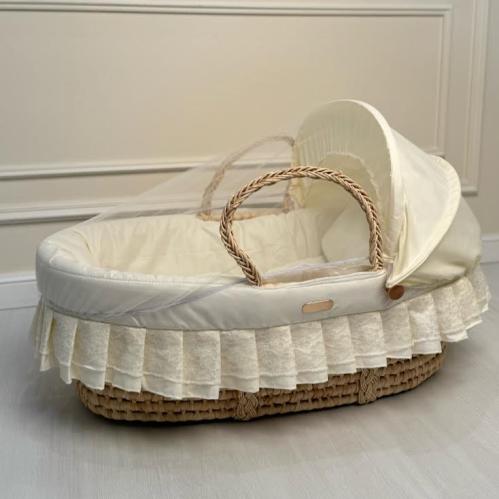 Cradle for babies, Moses basket with mosquito net