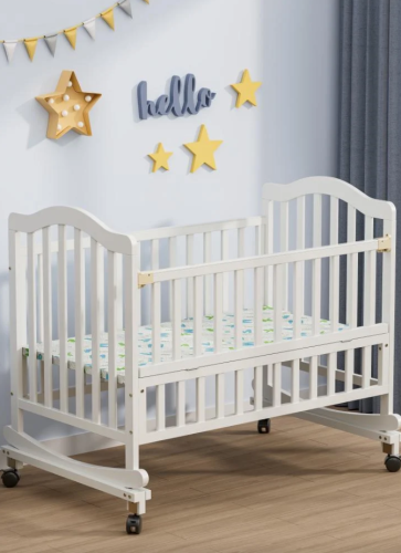Children's wooden bed, multi-purpose, 120 × 60 cm