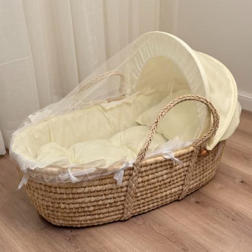 Cradle for newborns, Moses basket, beige color, fo...