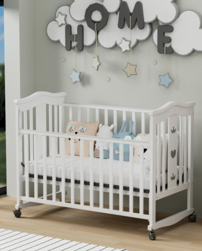 Wooden children's bed 120×60 cm