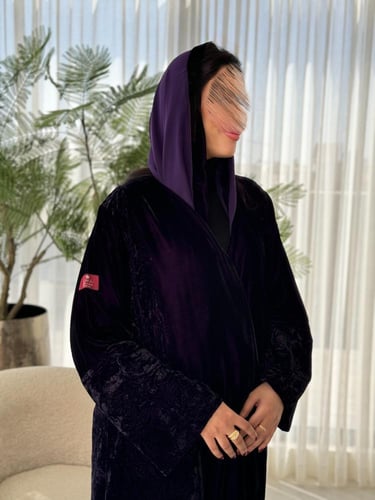 عباية D129 - موف