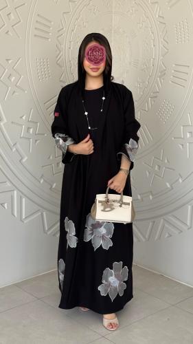 عباية D392 - فضي