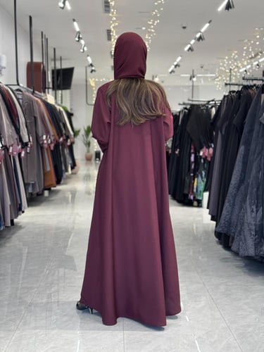 عباية D229-عنابي