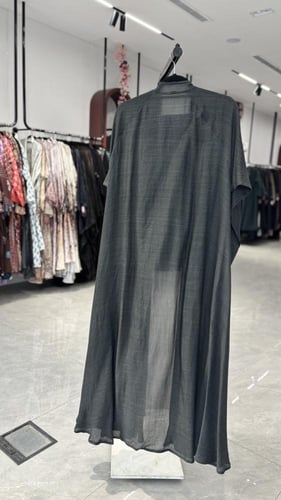 عباية D407 - رمادي