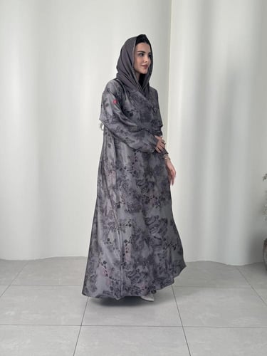 عباية D460- رمادي