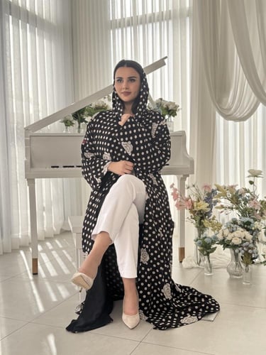 عباية D469-بني غامق