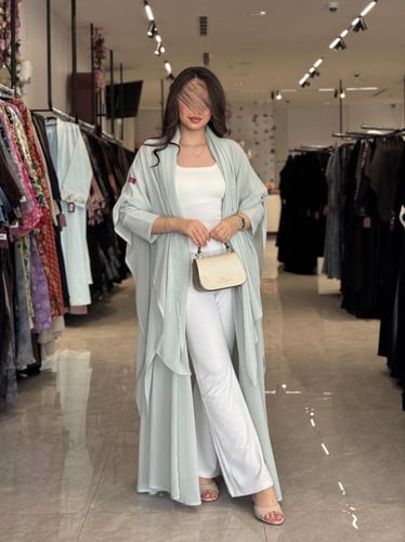 عباية D446 - شيفون تيفاني