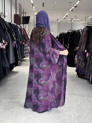 عباية D367- بنفسجي