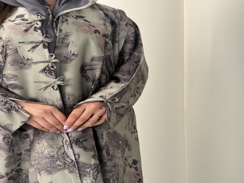 عباية D460 - زيتي فاتح