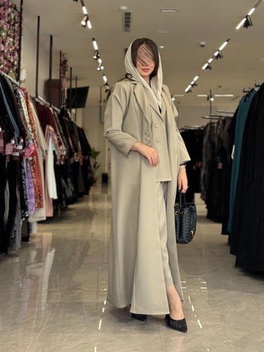 عباية D501 - بيج