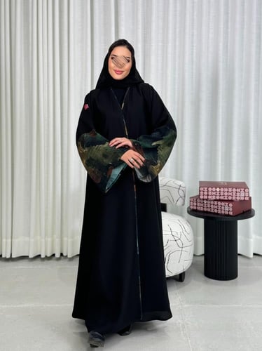 عباية D90 - أوراق ملونه