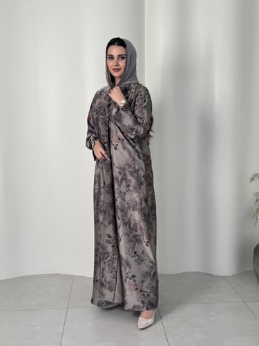 عباية D460 - رصاصي