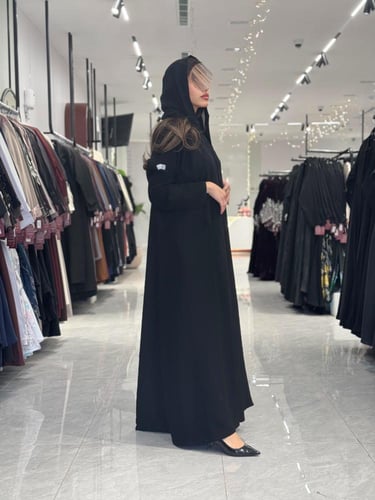 عباية D0200-اسود