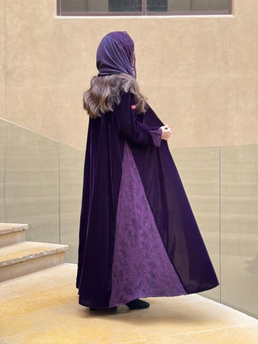 عباية D188 - بنفسجي